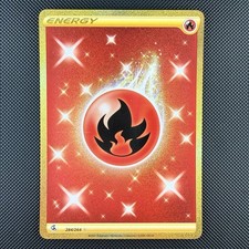 Pokemon TCG Fire Energy 284/264 Fusion Strike Gold Secret Rare Holo Card on eBay