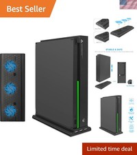 Xbox One X Vertical Stand with 3 Efficient Cooling Fans USB Hub Functionality