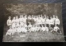 1926 Military Group Photo Soldiers Uniform Pre WW2 Era Original Photograph