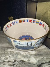 US NAVY Memorial Porcelain Bowl By Pickard 57...