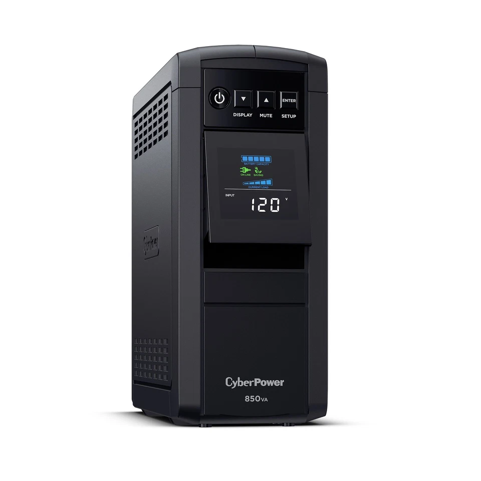 CyberPower CP850PFCLCD-R PFC Sinewave 10 Outlets UPS - Certified Refurbished - Image 2 of 4