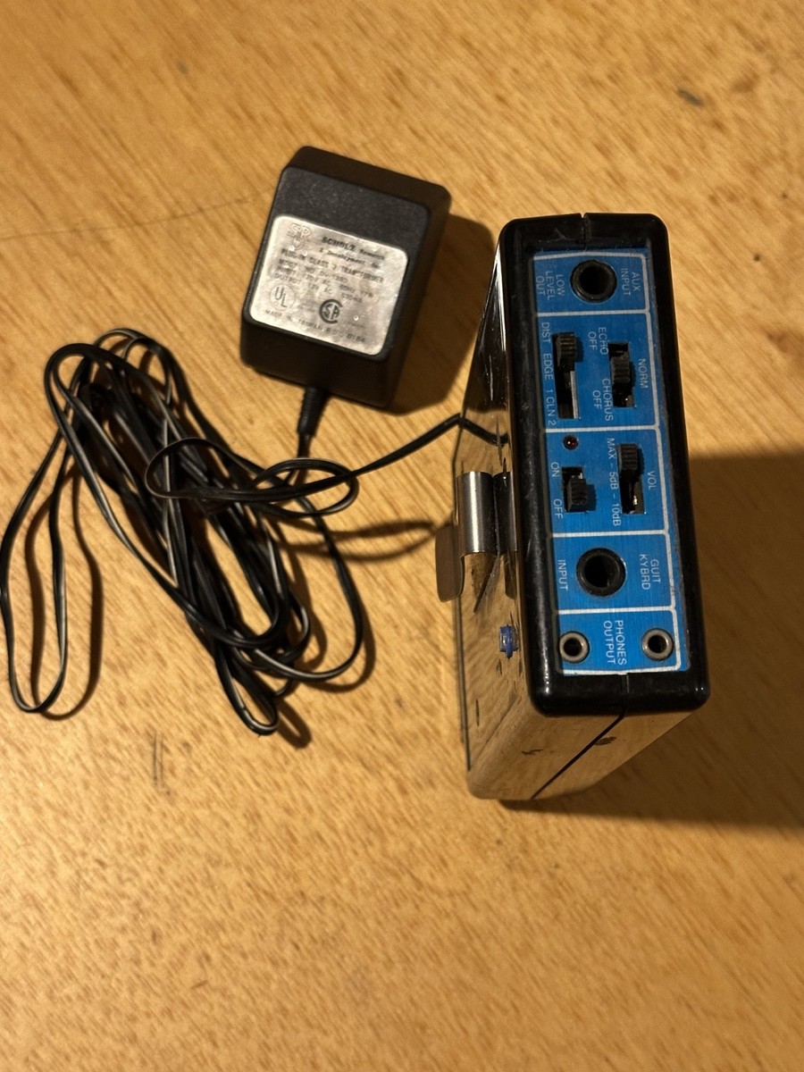 ROCKMAN X100 - Tom Scholz SR&D Vintage Headphone Amp With Plug! | eBay