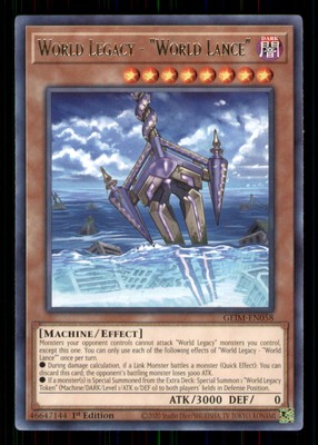 Yugioh World Legacy - ''World Lance'' #GEIM-EN058 Genesis Impact LP
