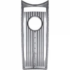 Covingtons Dash Insert - Dimpled - Chrome Motorcycle Street Bike C1235-C