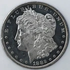 1882 O MORGAN DOLLAR! GEM BU+++! PROOF LIKE! RIM TONING! GORGEOUS! NR #S1081