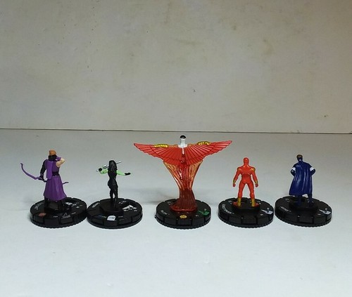 Marvel Heroclix Falcon Justice Trick Shot And More With Cards Set Of 5 Wizkids - Picture 4 of 12