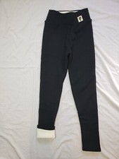 NEW Black Fleece Lined LEGGINGS Sz. S