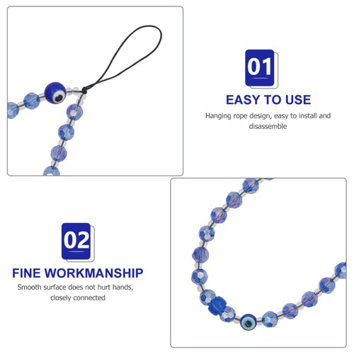 Handy Kette Damen Fräulein Handy-Lanyard Perlenbesetzter Handyanhänger - 第 12/12 張圖片