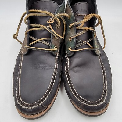 Cole Haan Camo Boots Grand.OS Pinch Rugged Brown Green Men\'s Size 12M Cole Haan Camo Boots Grand.OS Pinch Rugged Brown Green Men main image 4