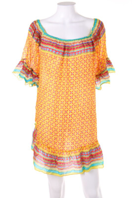 pop Saint Barth Seidenkleid Print S multicolor