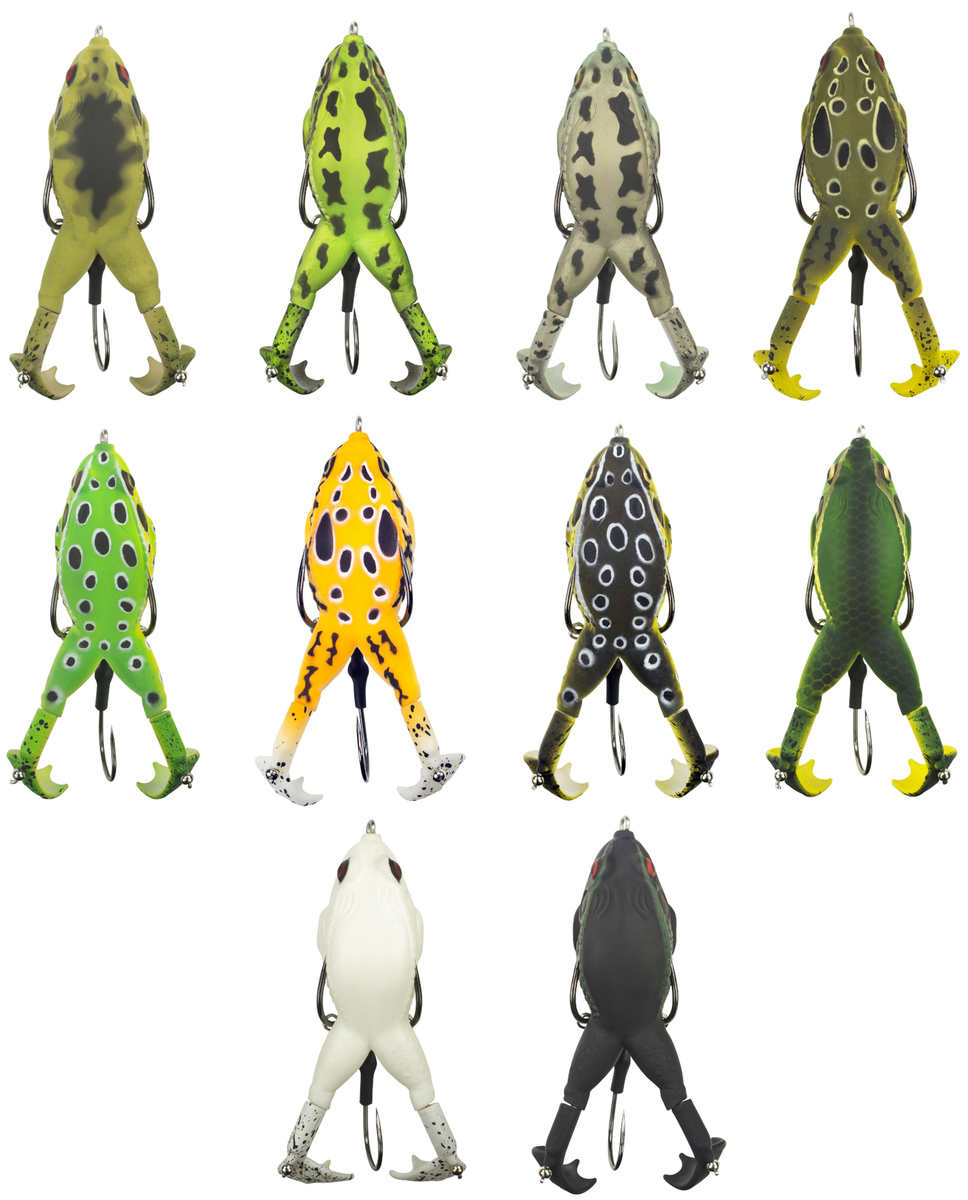 Lunkerhunt Prop Frog 1/4 inch Hollow Body Frog Bass Fishing