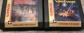 NES Nintendo Rolling Thunder and Vindicators Loose - Tengen