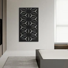 for Outdoor Indoor Steel Laser Cut Privacy Screen Decorative Patio Metal Fence