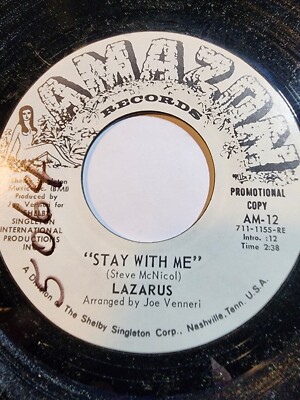 Lazarus - Stay With Me / Same- Amazon -PROMO VG F272