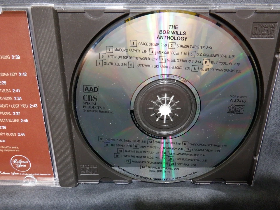 The Bob Wills Anthology CD 1999 Swing Country Bob Wills & His Texas Playboys - Image 3 of 3