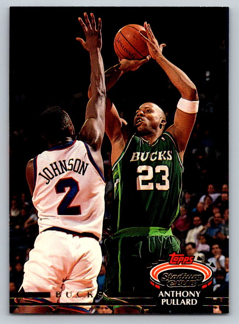 1992-93 Stadium Club #321 Anthony Pullard Milwaukee Bucks