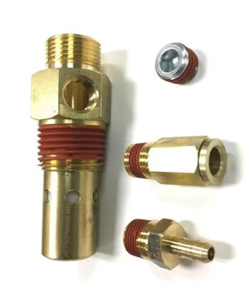 Brass Air Compressor Check Valve Kit 1/2'' Male Pipe x 1/2'' compression USA 