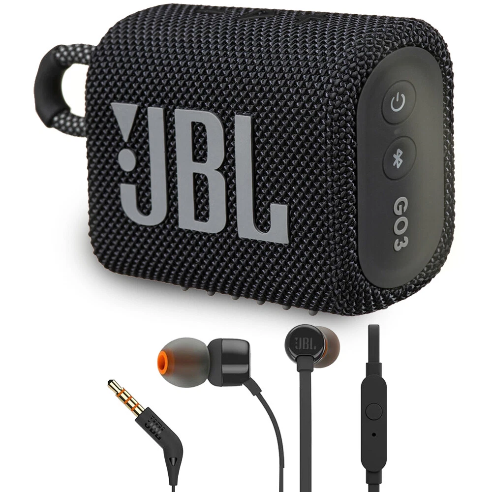 JBL Go 3 Portable Bluetooth Speaker (Black)