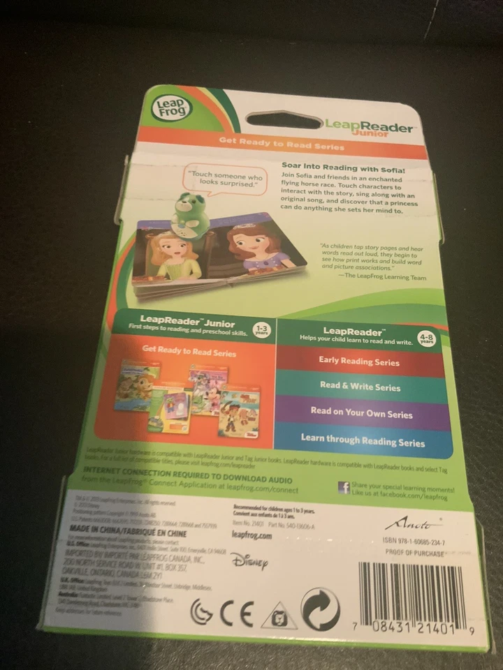 New Leapfrog Leapreader Tag Junior Sophia The First A Princess Thing Disney Rare - Image 2 of 2