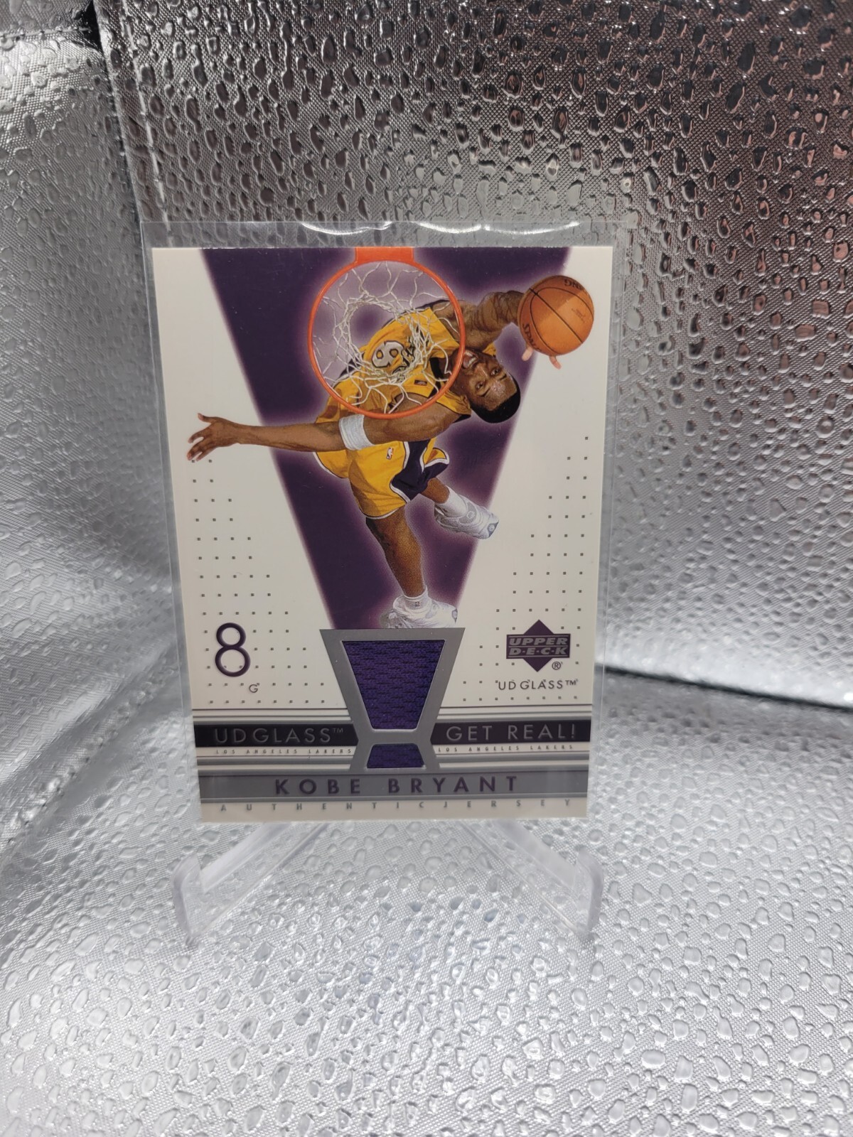 Kobe Bryant 2002 Upper Deck Glass #KB-R Get Real! Price Guide 