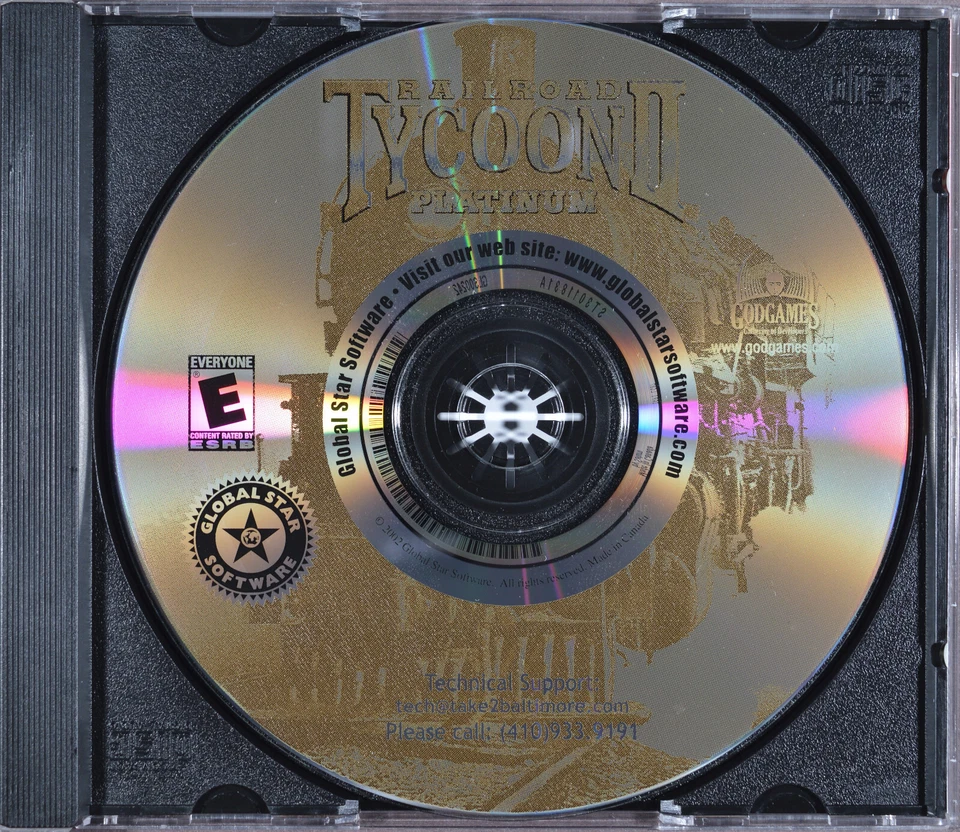 Retro PC Game - Railroad Tycoon II Platinum - Game disc - Image 3 of 3