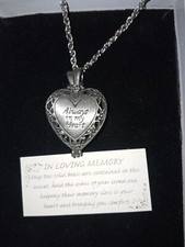 Always in My Heart Ash Urn Locket