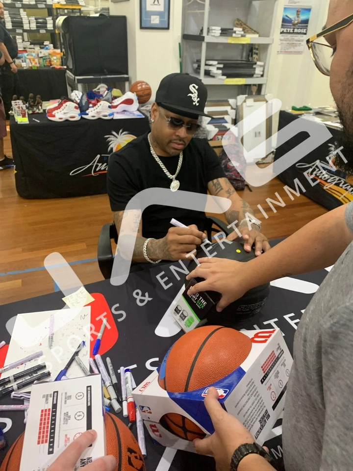 Allen Iverson autographed signed inscribed basketball Philadelphia 76ers JSA COA - Image 3 of 3