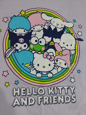 NEW Sanrio X Hybrid Hello Kitty & Friends T-Shirt Size S