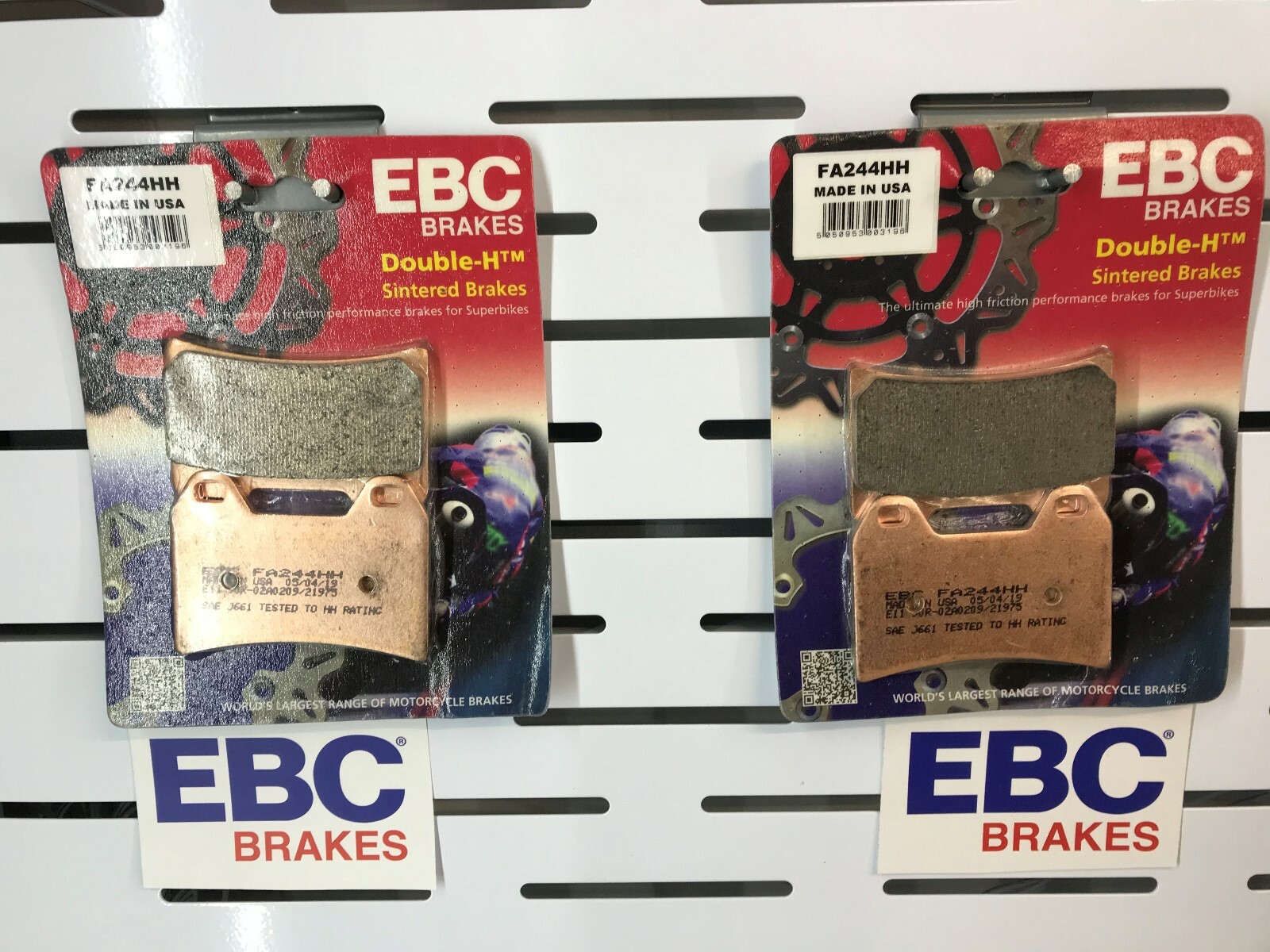 DUCATI MULTISTRADA 1000DS  FRONT BRAKE PADS 03-06 EBC FA244HH SINTERED