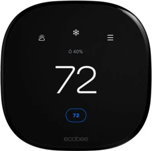 Ecobee EB-STATE6L-01 Smart Thermostat Enhanced Black