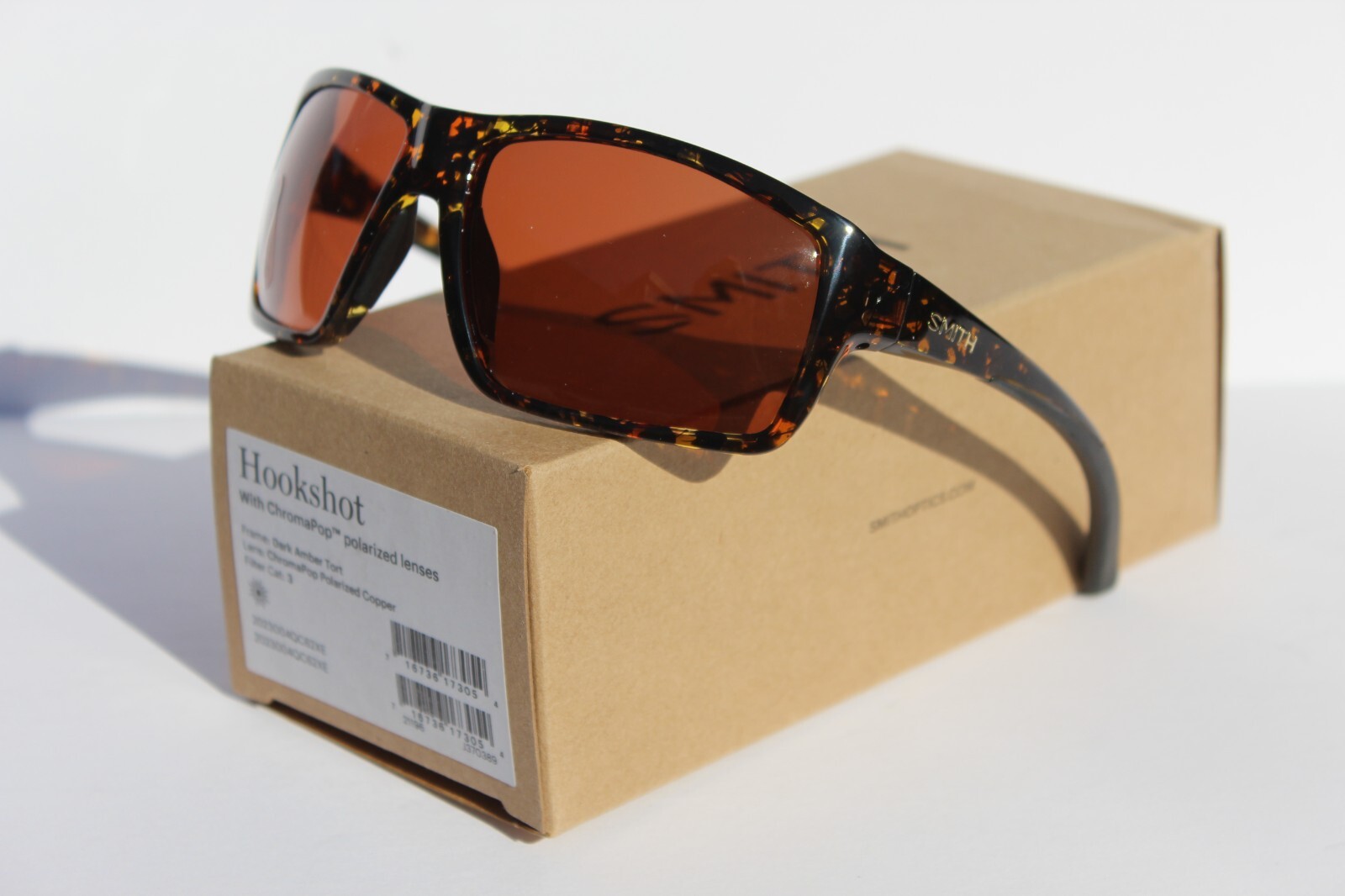 SMITH OPTICS Hookshot POLARIZED Sunglasses Amber Tortoise/ChromaPop Copper NEW eBay