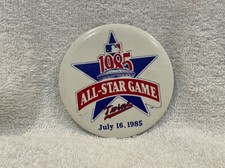 COOL Minnesota Twins 1985 All-Star Game Metrodome 3 1/2 Inch Button, NICE-LOOK!!