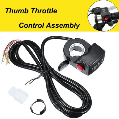 24V/36V/48V Daumengas LED für E-Bike Elektrofahrrad E-Scooter Thumb Throttle