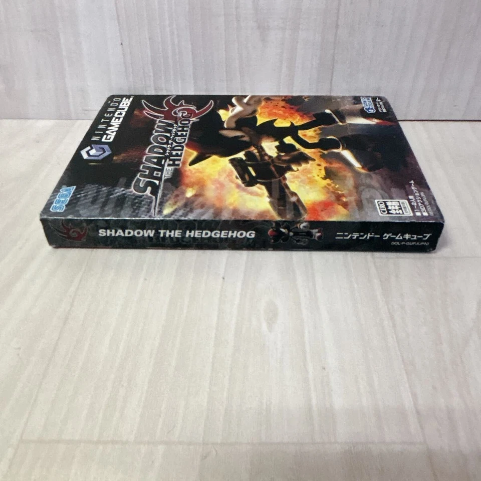 Nintendo GameCube Sonic Shadow the Hedgehog w/Box Manual Tested Good Rare Japan - Image 4 of 4