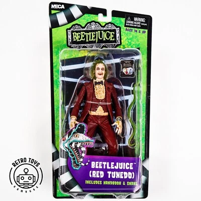 BEETLEJUICE NECA Red Tuxedo Ultimate Deluxe Figure Horror NEU & OVP Movie