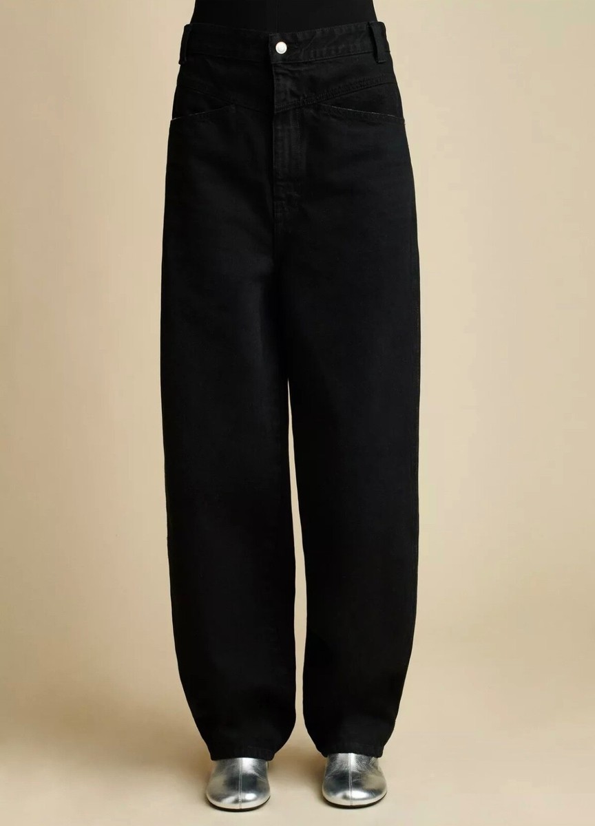 KHAITE Preen Jeans in Wilcox Black Size 29 | eBay