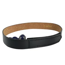 Belt Garrison Dutyman 1311 1.5" Wide Hook & Loop Tip Plain Black Size 28" Waist