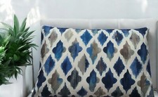 Decorative Navy Blue Moroccan Style Cushion Cover 30x50cm