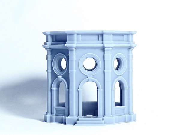 N Scale Temple-like Pavilion - 1:160 For Diorama Modeling