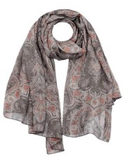 Luxurious Paisley Scarf, Elegance Nostalgic Floral Lightweight Oversized Shawl