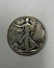 1942 S Walking Liberty Half Dollar 90% Silver Fine FN