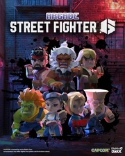 Mighty Jaxx Arcade Capcom Street Fighter Blind Box Figures New Box of 6 In USA