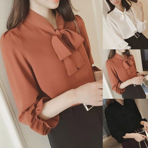 Spitze O Hals Sommer T-Shirt Täglich Schulter Blusen Business OL Tops Büro - Picture 5 of 24