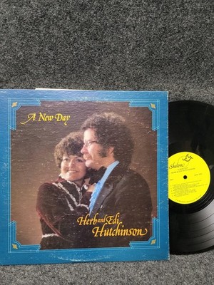 Vintage Herb & Edi Hutchinson A New Day 12'' Black Vinyl LP OM Gospel Christian