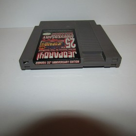 Jeopardy 25th Anniversary  Nintendo NES Game Cartridge Only Tested and Working