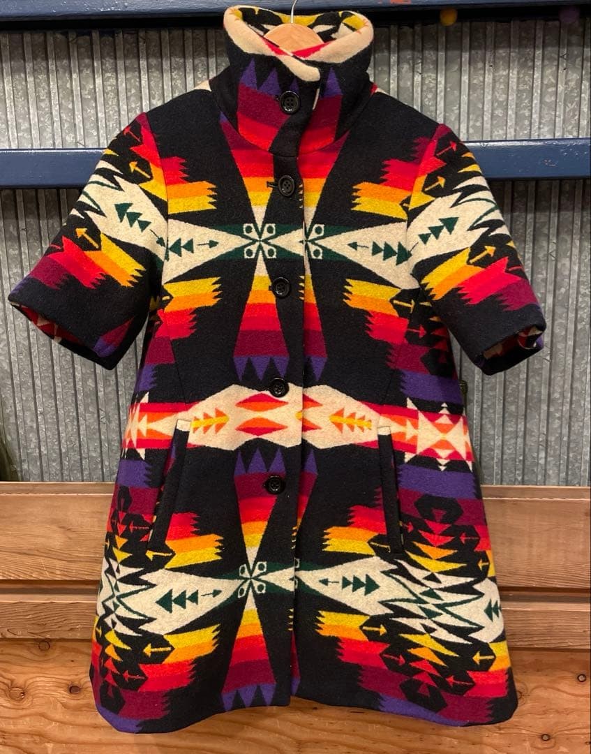 Pendleton Opening Ceremony Geometric Pattern Coat - image 1