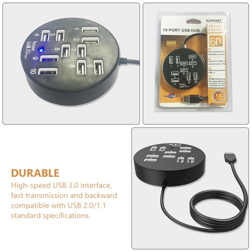 Data Cable Laptop Usb Extender Multiple Port Adapter Hub Splitter Expander - 第 4/11 張圖片