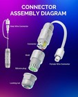 Wire Connector (2 Pack) Eufy Permanent Outdoor Lights E22 / S4 (T8L02 and T8L04) — photo 5