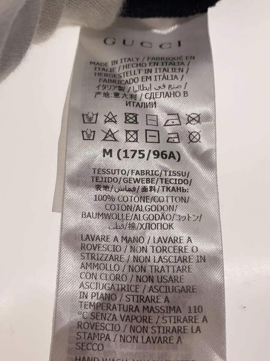 GUCCI Felpa con Cappuccio M Cotone Nero 651724 XJDCM Usata