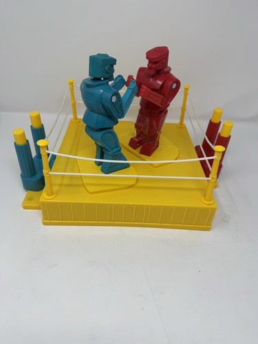 2001 Vintage Rock 'EM Sock 'EM Robots Game Boxing Ring Classic Toy Kids Mattel